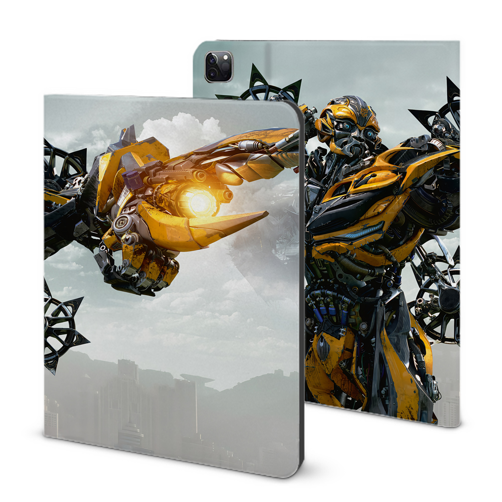 （画像用） Transformers トランスフォーマー IPad ケース ブック型 PUレザー TPU 耐衝撃 軽量 薄型 ペン収納なし 全面保護 IPad 各モデル対応